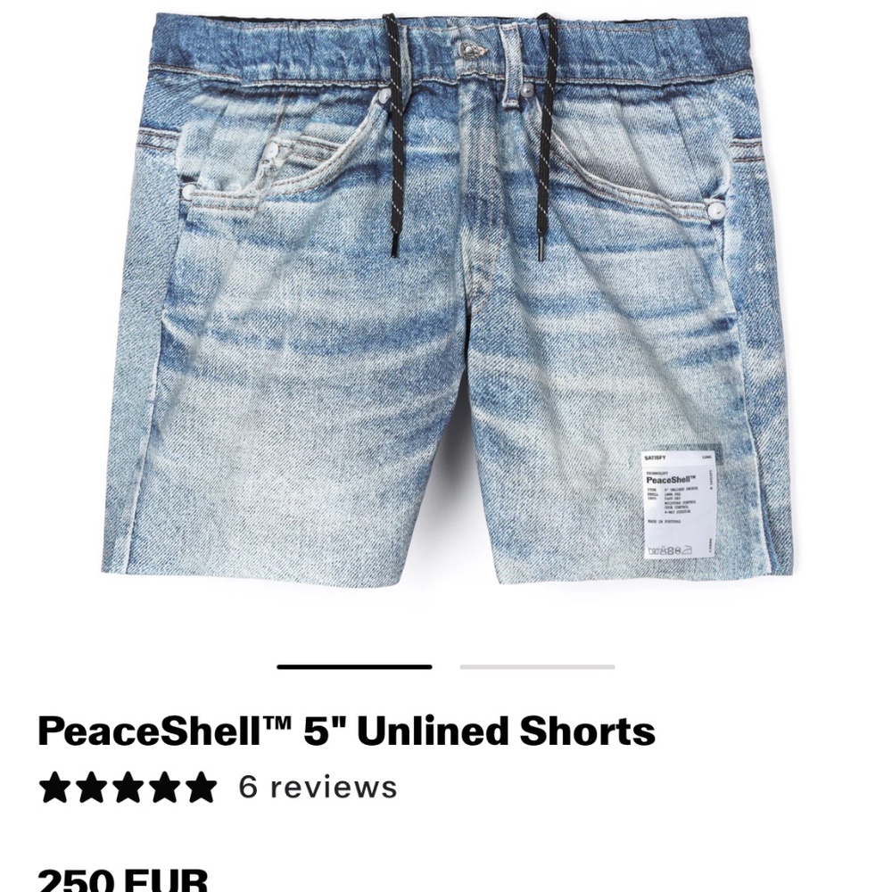 RARE!! Satisfy running Peaceshell Denim